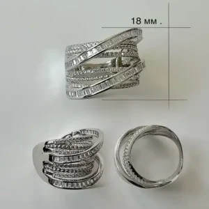 Луксозен сребърен пръстен „ Алис ““